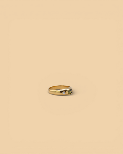 Dome ring in 18k gold vermeil by Beurre d'Or