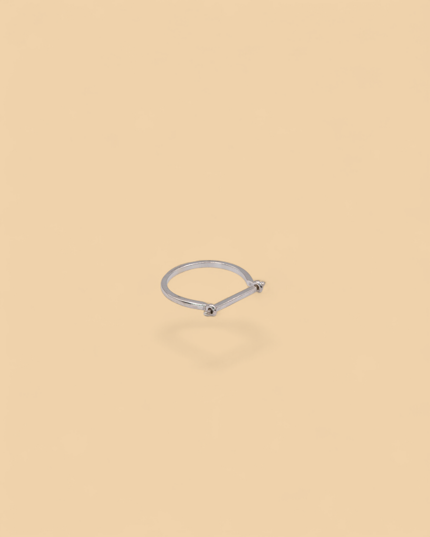 Stacker ring in sterling silver by Beurre d'Or