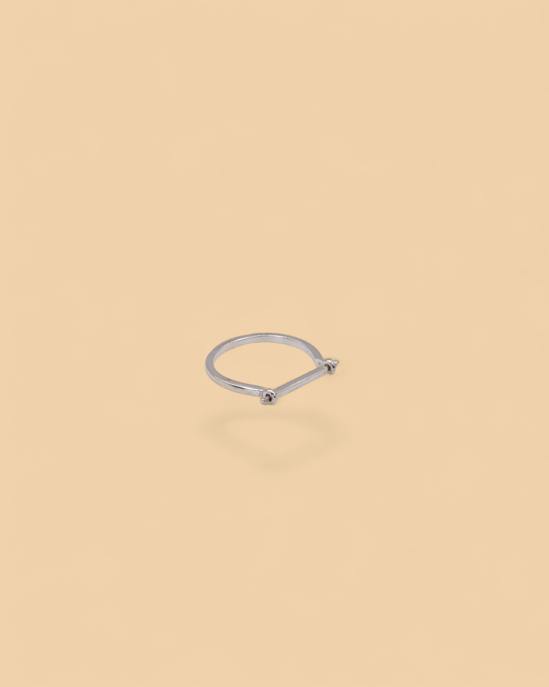 Stacker ring in sterling silver by Beurre d'Or