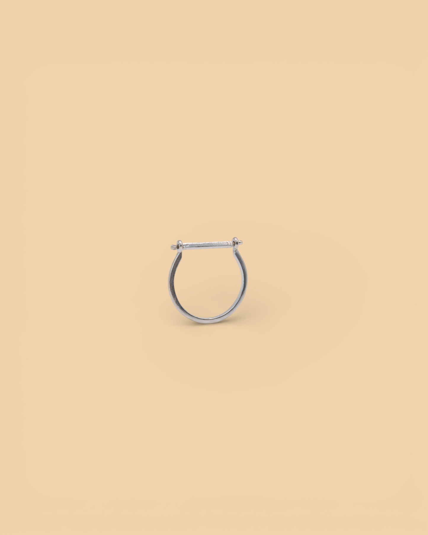 Stacker ring in sterling silver by Beurre d'Or