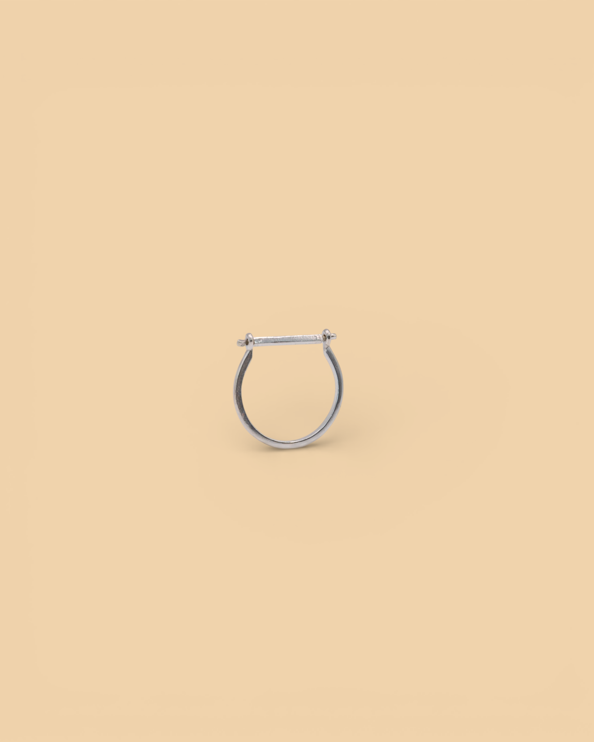 Stacker ring in sterling silver by Beurre d'Or