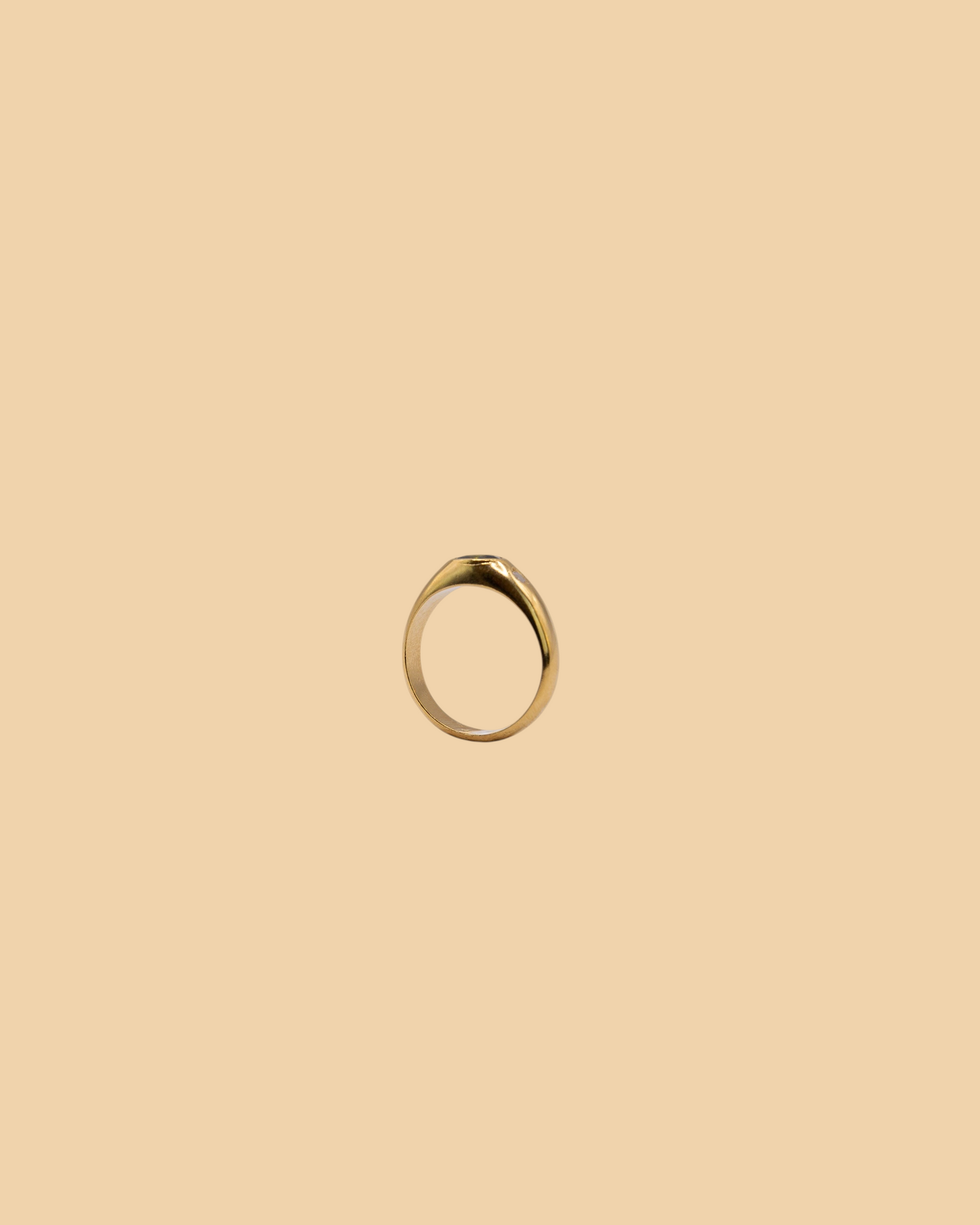 Dome ring in 18k gold vermeil by Beurre d'Or