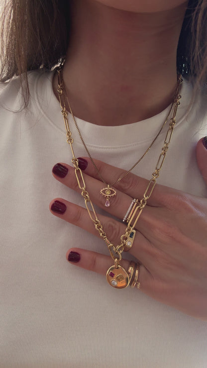 The Trombone Chain - Gold Vermeil