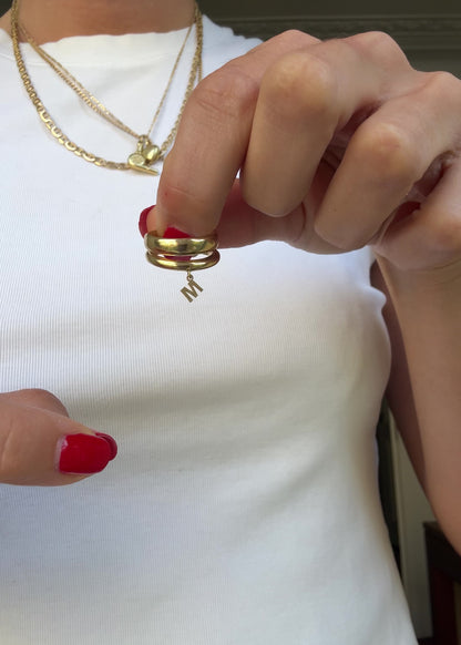 Initial Ring - Gold Vermeil